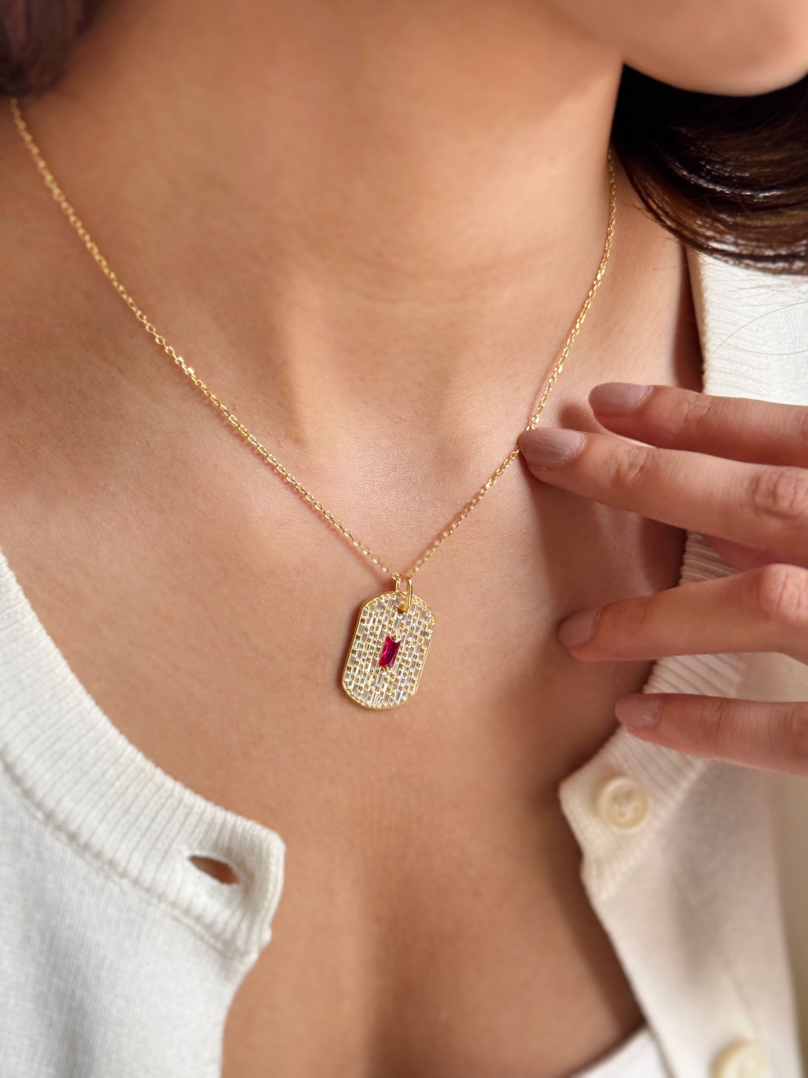 Valor Pendant Chain (Pure Silver) - Gold